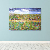 Dune van Bretagne Canvas Afdruk (Insitu (Houten vloer))