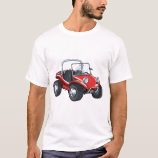 Dunebuggy uitzicht vooraan t-shirt