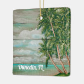 Dunedin, FL Kerstmis Keramisch Ornament (Links)