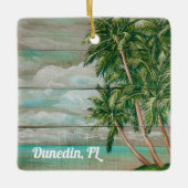 Dunedin, FL Kerstmis Keramisch Ornament (Voorkant)