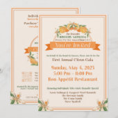 Dunedin History Museum 2025 Citrus Gala Kaart (Voorkant / Achterkant)