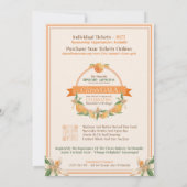 Dunedin History Museum 2025 Citrus Gala Kaart (Achterkant)