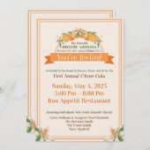 Dunedin History Museum 2025 Citrus Gala Kaart (Voorkant / Achterkant)