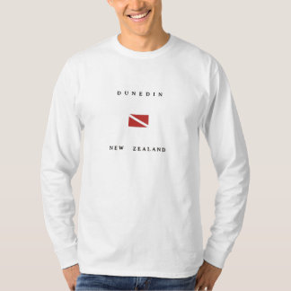 Dunedin New Zealand Scuba Dive Flag T-shirt