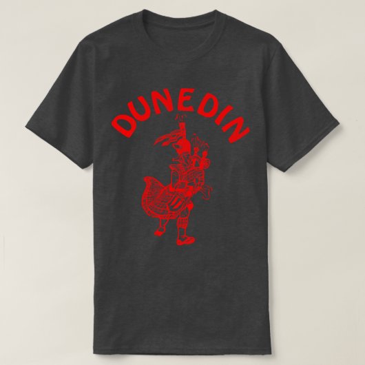Dunedin Nieuw-Zeeland Retro Tourist Souvenir T-shirt (Design voorkant)