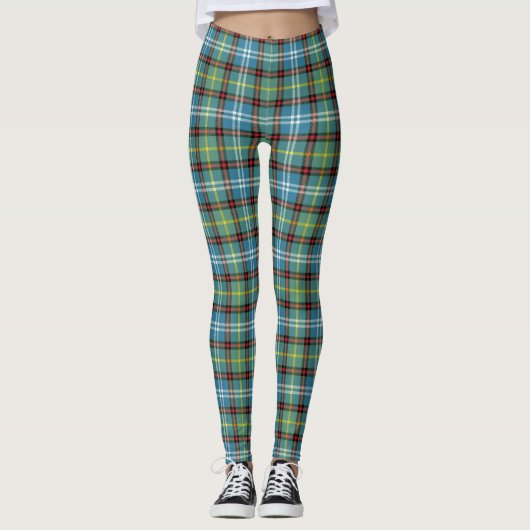Dunedin Nieuw-Zeeland Tartan Plaid Leggings (Voorkant)