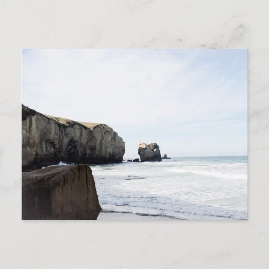 Dunedin strand briefkaart (Voorkant)