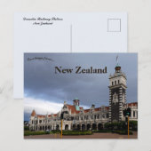 Dunedin treinstation Nieuw-Zeeland Briefkaart (Voorkant / Achterkant)