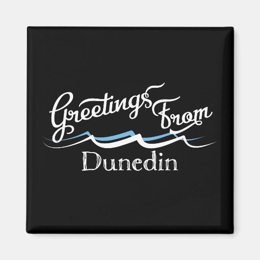 Dunedin Water Waves Magneet (Voorkant)