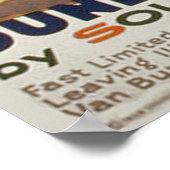 Duneland Beaches Vintage Travel Poster (Hoek)