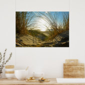 Dünengras und Meer - Poster (Keuken)