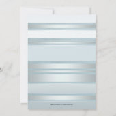 Dunes and Beach Nautical Baby shower Invitation Kaart (Achterkant)