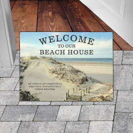 Dunes and Ocean Beach House Doormat Deurmat