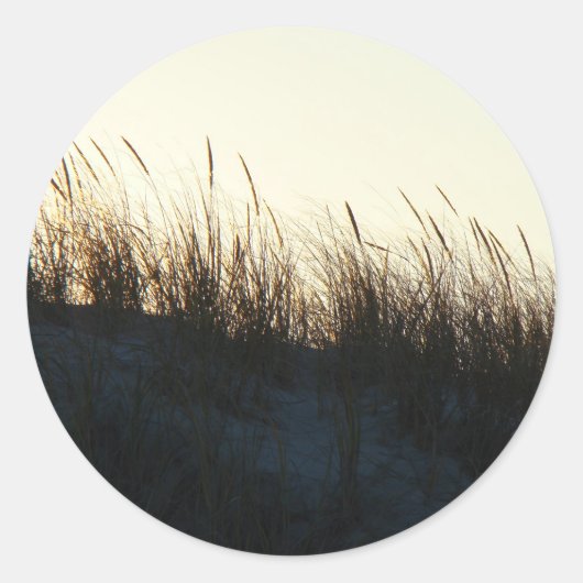Dunes bij Sundown IBSP NJ Coördinerende items Ronde Sticker (Voorkant)