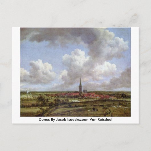 Dunes door Jacob Isaackszoon Van Ruisdael Briefkaart (Voorkant)