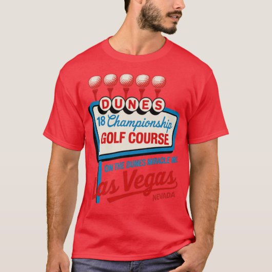Dunes golfbaan (3) t-shirt (Voorkant)