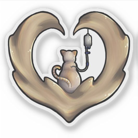 Dunes of Love Sticker (Voorkant)