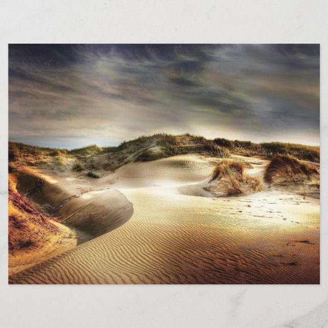 Dunes-scrapbook voor het noordelijk Zee (Voorkant)