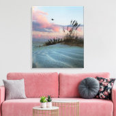 Dunes Sunset Canvas Foto afdrukken (Insitu (Woonkamer))