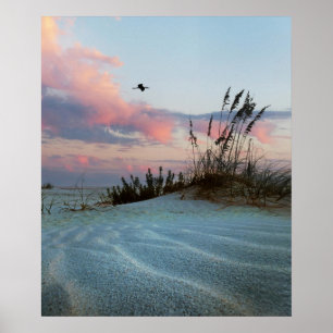 Dunes Sunset Photo Poster Print