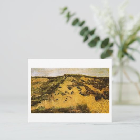 Dunes, Vincent van Gogh Briefkaart (Staand voorkant)