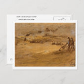 Dunes with Figures, Vincent van Gogh Briefkaart (Voorkant / Achterkant)