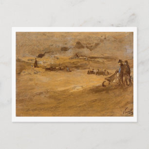 Dunes with Figures, Vincent van Gogh Briefkaart