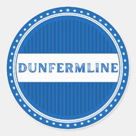 Dunfermline City Pride Embleem – Schotse identitei Ronde Sticker