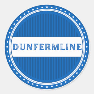 Dunfermline City Pride Embleem – Schotse identitei Ronde Sticker