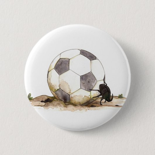 Dung Beetle Football Button (Voorkant)
