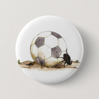 Dung Beetle Football Button