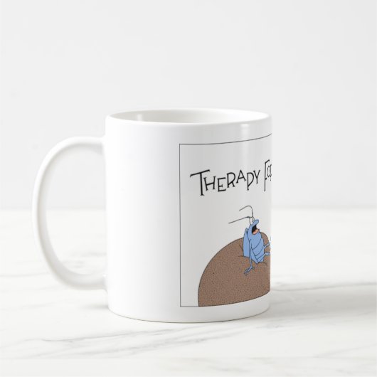 Dung Beetle krijgt therapie Koffiemok (Links)