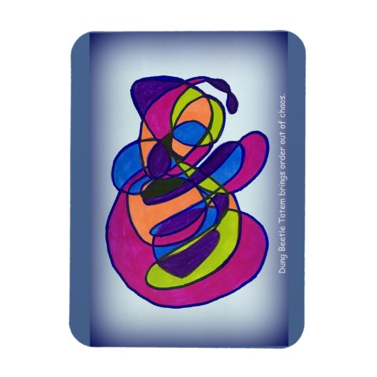 Dung Beetle Totem Magnet Magneet (Verticaal)