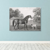 Dungannon, gegraveerd door George Townley Stubbs ( Canvas Afdruk (Insitu (Houten vloer))