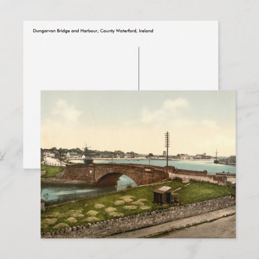 Dungarvan Harbour, County Waterford Briefkaart (Voorkant / Achterkant)