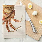 Dungeness Crab - Cancer Bellianis Theedoek (Quarter Fold)