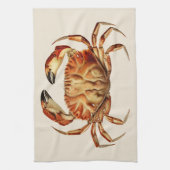 Dungeness Crab - Cancer Bellianis Theedoek (Verticaal)