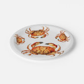  Dungeness Crab Illustratie     Papieren Bordje (Gekanteld)