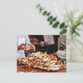Dungeness Crab op Fishermans Wharf in San Francisc Briefkaart (Staand voorkant)