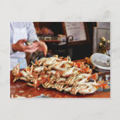 Dungeness Crab op Fishermans Wharf in San Francisc Briefkaart (Voorkant)