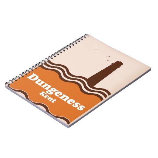 Dungeness Kent stijl reisposter Notitieboek (Linkerzijde)