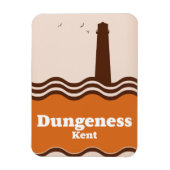 Dungeness Kent vintage stijl reisposter Magneet (Verticaal)