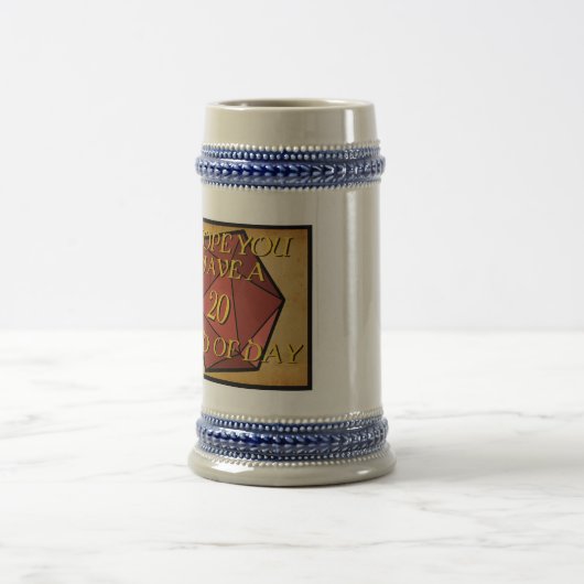 Dungeon and Dragons D20 Soort dag Bierpul (Center)