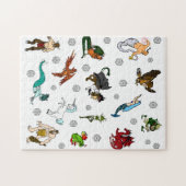 Dungeon and Dragons Dice and Creatures Legpuzzel (Horizontaal)