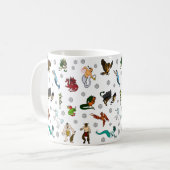 Dungeon and Dragons Dice and Magical Creaters Koffiemok (Voorkant links)