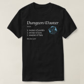 Dungeon and Master (DM) Definition Dungeons en RP T-shirt (Design voorkant)