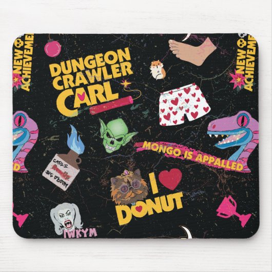 Dungeon Crawler Carl Collage Muismat (Voorkant)