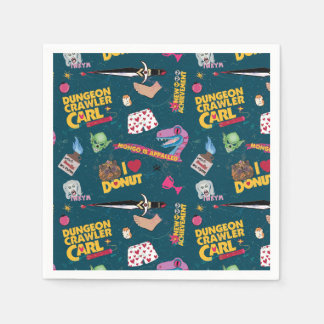 Dungeon Crawler Carl Herhalende Blauwe Servet