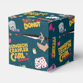 Dungeon Crawler Carl Inpakpapier Blauw Bedankdoosjes (Achterkant)