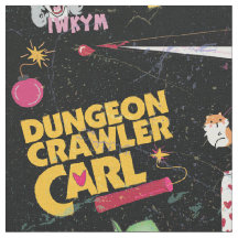 Dungeon Crawler Carl Per Yard Zwarte Tegel patroon